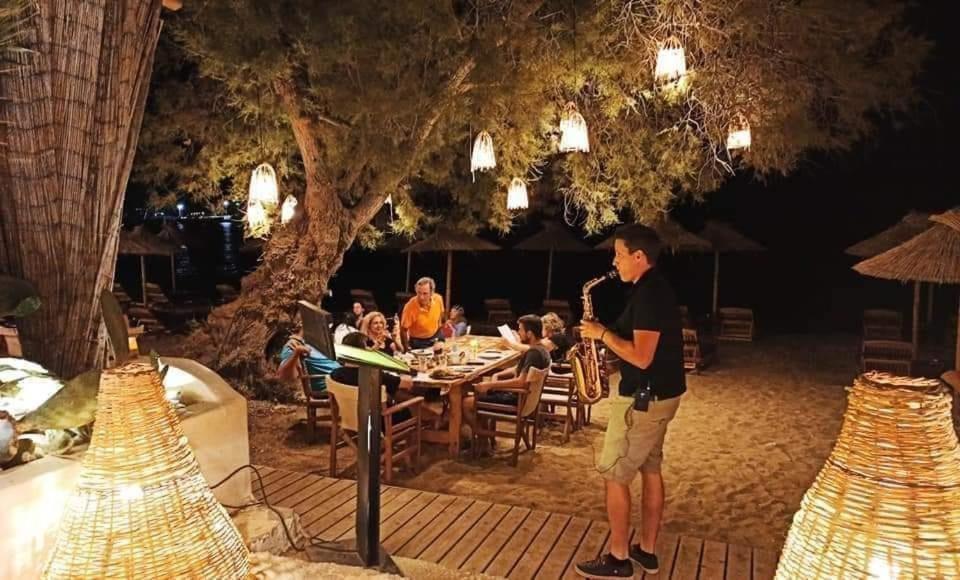 Cactus Beach Paros Logaras Bagian luar foto