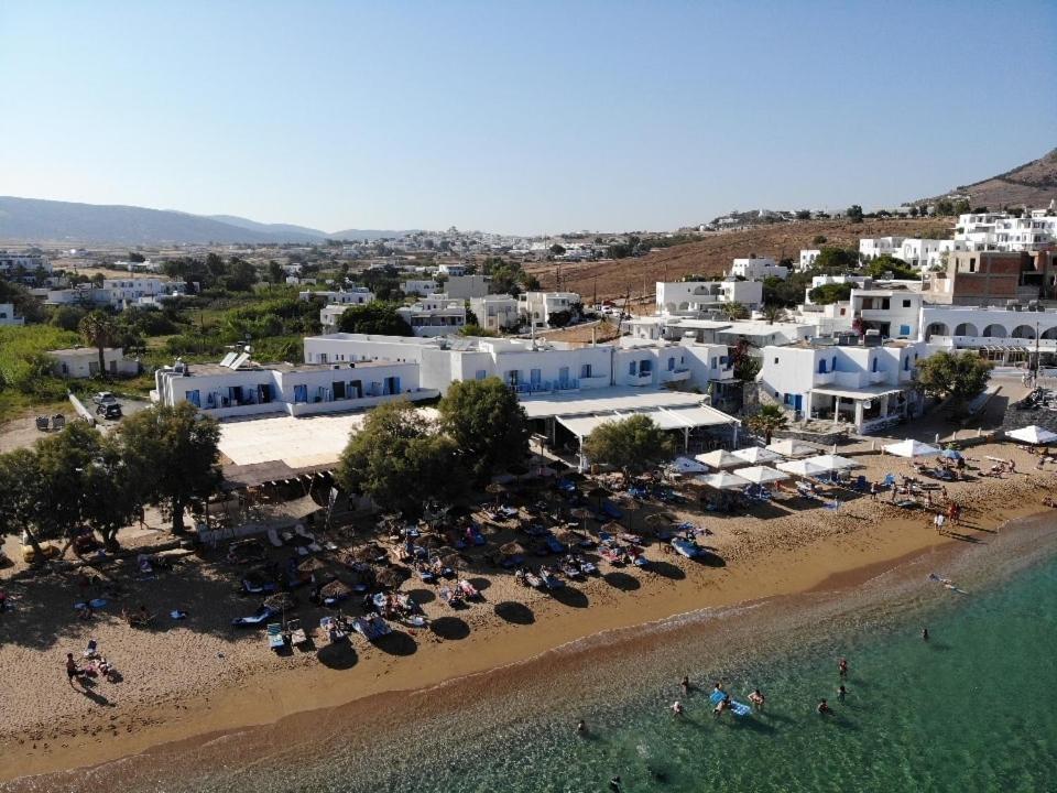 Cactus Beach Paros Logaras Bagian luar foto